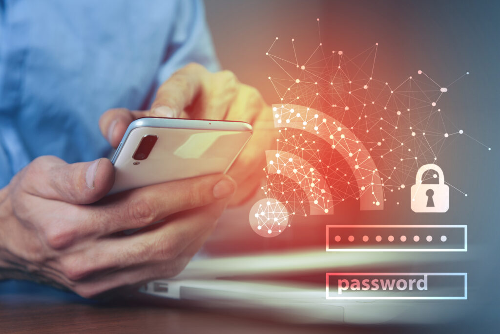 無線パスワードなどの設定をする